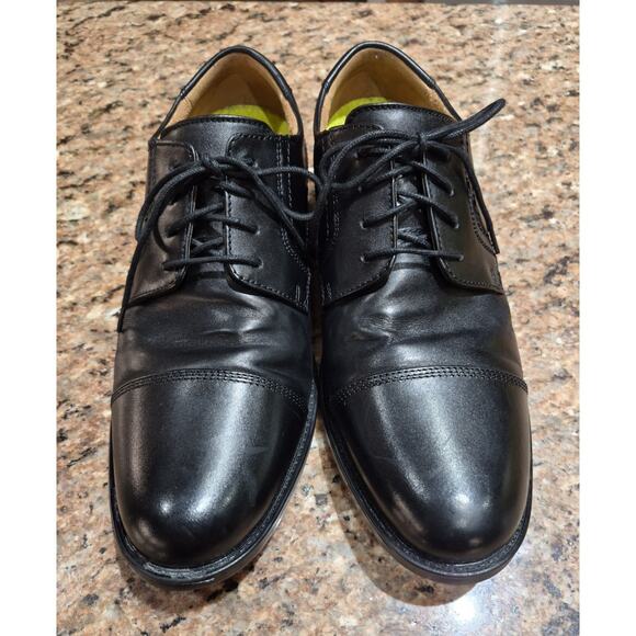 Florsheim ComforTech Ortholite Mens Size 8.5D Leather Cap Toe Oxford Shoes Black main image 11